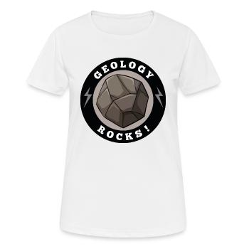 Géologie Rochers - T-shirt respirant Femme - blanc - Devant - AI Model Female 172 dark (172cm)