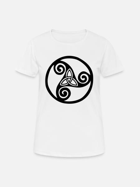 Trisquel - Women's Breathable T-Shirt - white