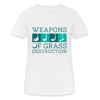 Weapons Of Grass Destruction - Women's Breathable T-Shirt - white - Front - AI Model Female 172 dark (172cm)