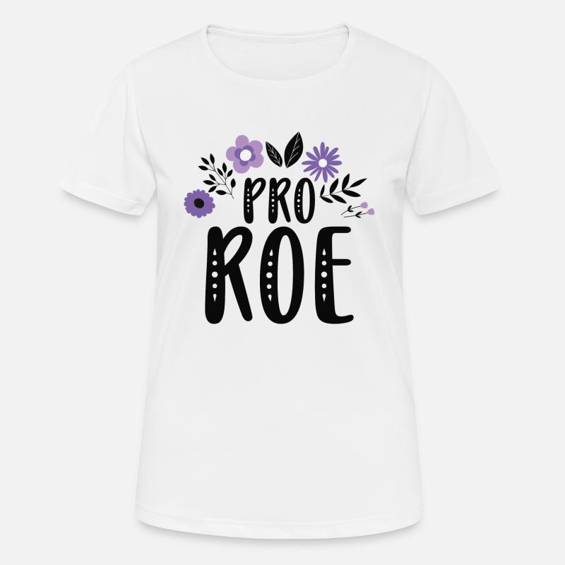 Pro Roe - Women's Breathable T-Shirt - white