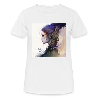 No excuses just results - Frauen T-Shirt atmungsaktiv - Weiß - Vorne - AI Model Female 172 dark (172cm)