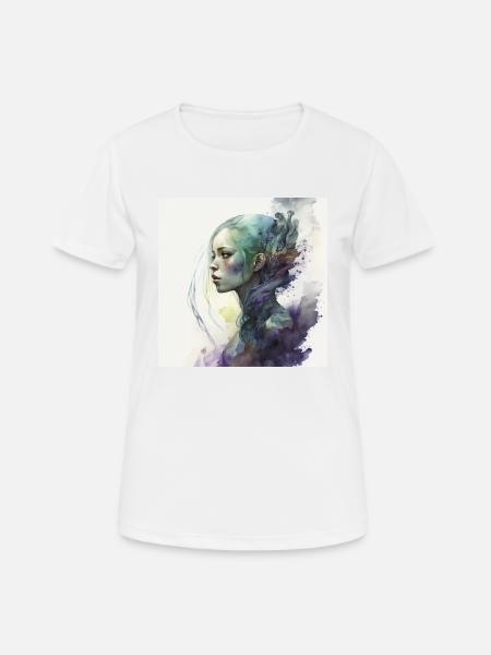 Make it happen - Frauen T-Shirt atmungsaktiv - Weiß