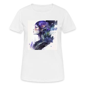 Leave your excuses at the door - Frauen T-Shirt atmungsaktiv - Weiß - Vorne - AI Model Female 172 dark (172cm)