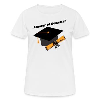 Le maître du Désastre - T-shirt respirant Femme - blanc - Devant - AI Model Female 172 dark (172cm)