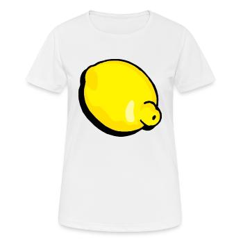 citron lime citron veggie Veggie agrumes - T-shirt respirant Femme - blanc - Devant - AI Model Female 172 dark (172cm)