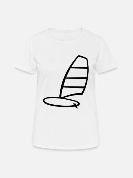 Windsurf - Women's Breathable T-Shirt - white