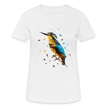 kingfisher - Women's Breathable T-Shirt - white - Front - AI Model Female 172 dark (172cm)