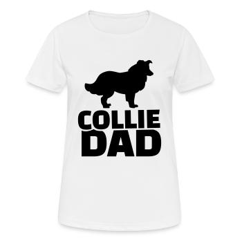 Collie - Frauen T-Shirt atmungsaktiv - Weiß - Vorne - AI Model Female 172 dark (172cm)
