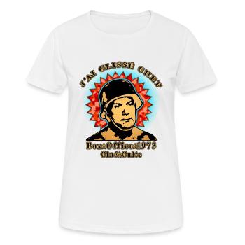 j'ai glissé chef - T-shirt respirant Femme - blanc - Devant - AI Model Female 172 dark (172cm)