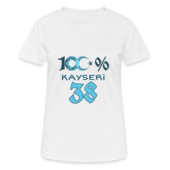Kayseri T-SHIRT hl25 Turquie - T-shirt respirant Femme - blanc - Devant - AI Model Female 172 dark (172cm)