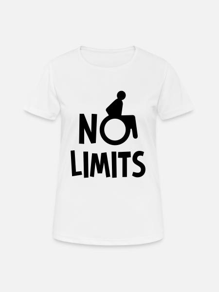 No limits - Women's Breathable T-Shirt - white