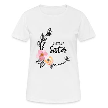 Flower Vine Little Sister - Women's Breathable T-Shirt - white - Front - AI Model Female 172 dark (172cm)