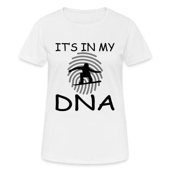 Snowboard Snowboarder - T-shirt respirant Femme - blanc - Devant - AI Model Female 172 dark (172cm)