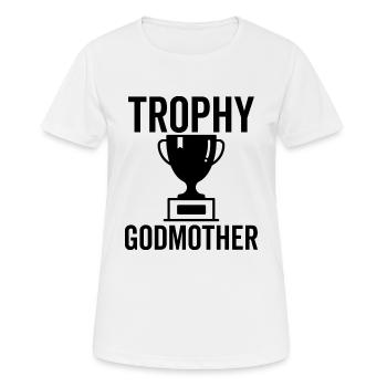 Trophäe Patin - Frauen T-Shirt atmungsaktiv - Weiß - Vorne - AI Model Female 172 dark (172cm)