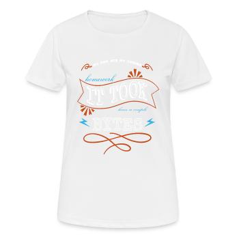pc birthday present idea gift idea - Frauen T-Shirt atmungsaktiv - Weiß - Vorne - AI Model Female 172 dark (172cm)