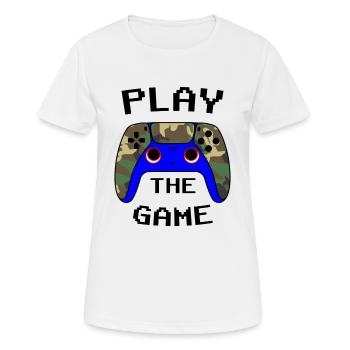 Controller Camo - Women's Breathable T-Shirt - white - Front - AI Model Female 172 dark (172cm)