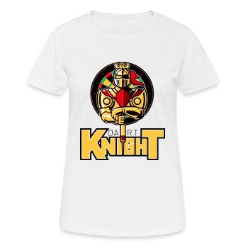 le chevalier fléchette - T-shirt respirant Femme - blanc - Devant - AI Model Female 172 dark (172cm)