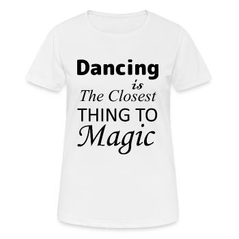 Dancing Dance Music - Women's Breathable T-Shirt - white - Front - AI Model Female 172 dark (172cm)