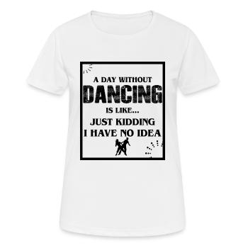 Dancing Dance Music - Women's Breathable T-Shirt - white - Front - AI Model Female 172 dark (172cm)