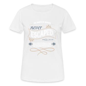 clinical informatics specialisttshirts - Frauen T-Shirt atmungsaktiv - Weiß - Vorne - AI Model Female 172 dark (172cm)
