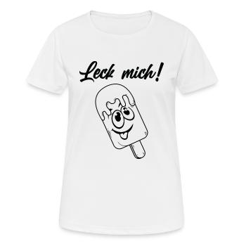 Lustiges Bild Witzig Humor Geschenkidee - Frauen T-Shirt atmungsaktiv - Weiß - Vorne - AI Model Female 172 dark (172cm)