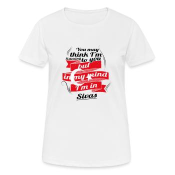 URLAUB HOME ROOTS tuerkiye tuerkei Turkey Sivas - Frauen T-Shirt atmungsaktiv - Weiß - Vorne - AI Model Female 172 dark (172cm)
