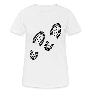 Hike Hiking Boots - Chaussures de randonnée - T-shirt respirant Femme - blanc - Devant - AI Model Female 172 dark (172cm)