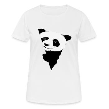 animal- couleur- fun- cœur- nature- masque- penda - T-shirt respirant Femme - blanc - Devant - AI Model Female 172 dark (172cm)