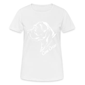 Cane Corso drawing - Women's Breathable T-Shirt - white - Front - AI Model Female 172 dark (172cm)