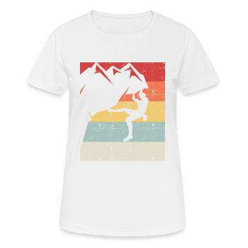 Escalade - T-shirt respirant Femme - blanc - Devant - AI Model Female 172 dark (172cm)