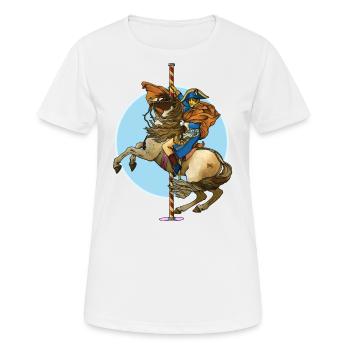 NAPOLEON - Women's Breathable T-Shirt - white - Front - AI Model Female 172 dark (172cm)