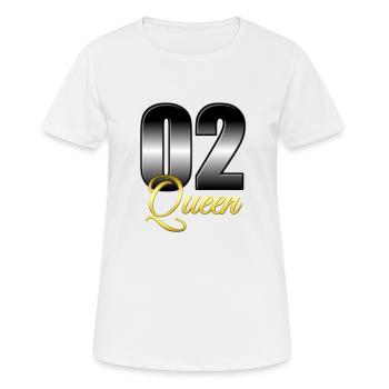 QUEEN 02 - LOOK PARTENAIRE - PARTENARIAT - QUEEN - T-shirt respirant Femme - blanc - Devant - AI Model Female 172 dark (172cm)