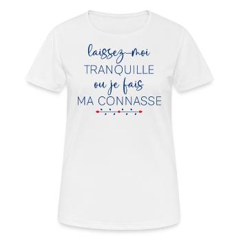 Pour Ma Connasse De Copine Préférée Que J'aime - T-shirt respirant Femme - blanc - Devant - AI Model Female 172 dark (172cm)