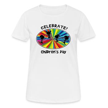 Rainbow joy - Women's Breathable T-Shirt - white - Front - AI Model Female 172 dark (172cm)