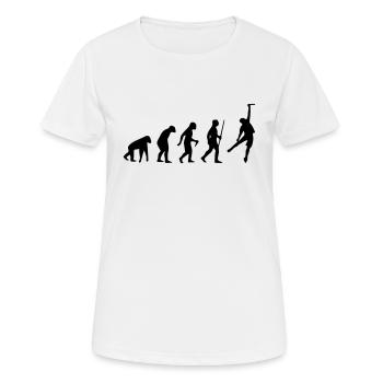 ESCALADE EVOLUTION THÉORIE CHEMISE - T-shirt respirant Femme - blanc - Devant - AI Model Female 172 dark (172cm)