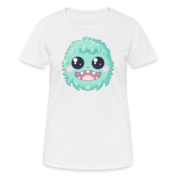 Cuddly soft monster - Women's Breathable T-Shirt - white - Front - AI Model Female 172 dark (172cm)
