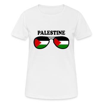 Palestine - T-shirt respirant Femme - blanc - Devant - AI Model Female 172 dark (172cm)