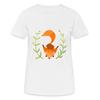 Wildtiere - Frauen T-Shirt atmungsaktiv - Weiß - Vorne - AI Model Female 172 dark (172cm)