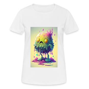 Zombie Frozen - Frauen T-Shirt atmungsaktiv - Weiß - Vorne - AI Model Female 172 dark (172cm)