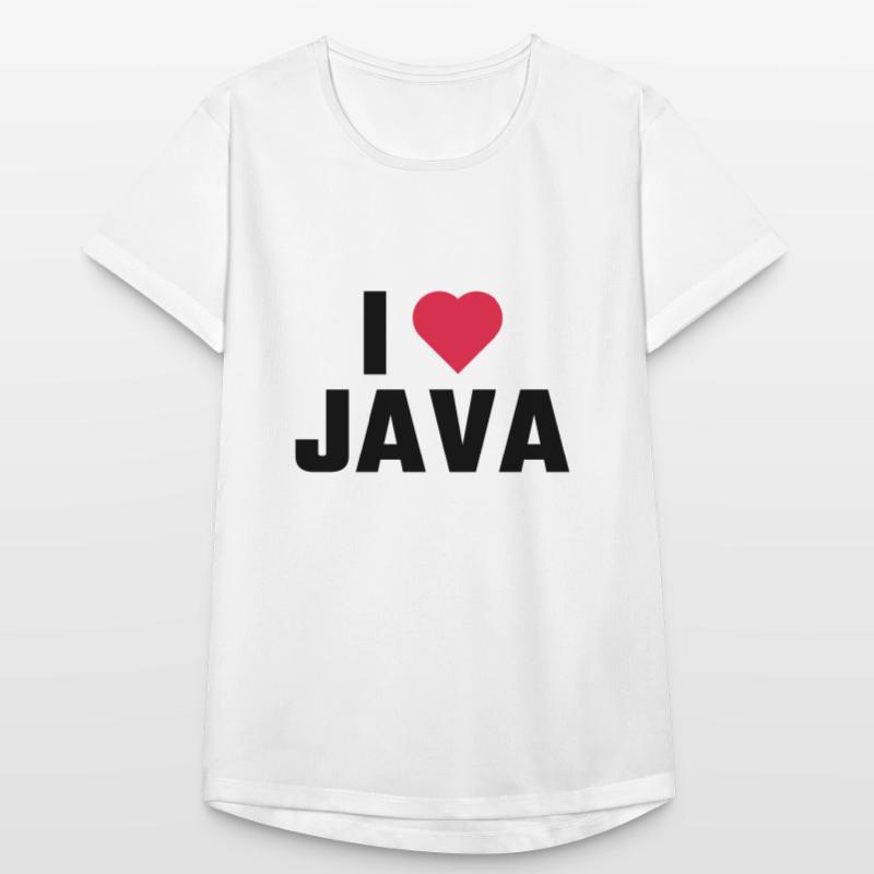 Ich liebe Java Frauen T-Shirt atmungsaktiv