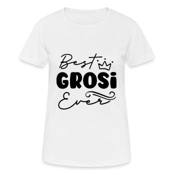 S beschte Grosi Oma Schweiz beste Grosi Schweiz - T-shirt respirant Femme - blanc - Devant - AI Model Female 172 dark (172cm)