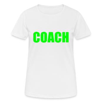 Coach - Women's Breathable T-Shirt - white - Front - AI Model Female 172 dark (172cm)