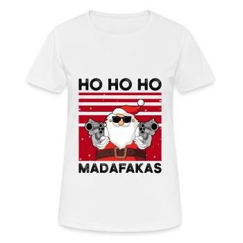 Weihnachtsmann - Frauen T-Shirt atmungsaktiv - Weiß - Vorne - AI Model Female 172 dark (172cm)