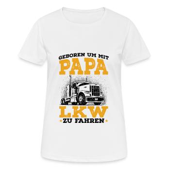 LKW Fahrer - Frauen T-Shirt atmungsaktiv - Weiß - Vorne - AI Model Female 172 dark (172cm)