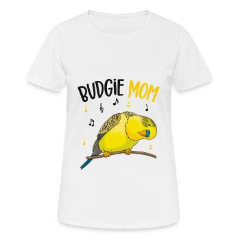 Wellensittich - Frauen T-Shirt atmungsaktiv - Weiß - Vorne - AI Model Female 172 dark (172cm)