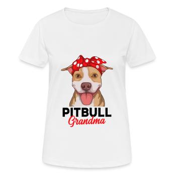 Pitbull - T-shirt respirant Femme - blanc - Devant - AI Model Female 172 dark (172cm)