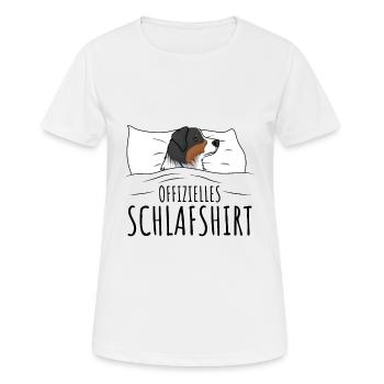 Australian Shepherd - Frauen T-Shirt atmungsaktiv - Weiß - Vorne - AI Model Female 172 dark (172cm)