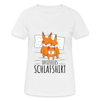Eichhörnchen - Frauen T-Shirt atmungsaktiv - Weiß - Vorne - AI Model Female 172 dark (172cm)