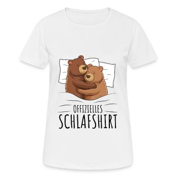 Bär Braunbär - Frauen T-Shirt atmungsaktiv - Weiß - Vorne - AI Model Female 172 dark (172cm)