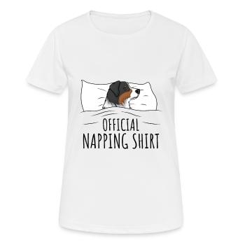 Australian Shepherd - Frauen T-Shirt atmungsaktiv - Weiß - Vorne - AI Model Female 172 dark (172cm)